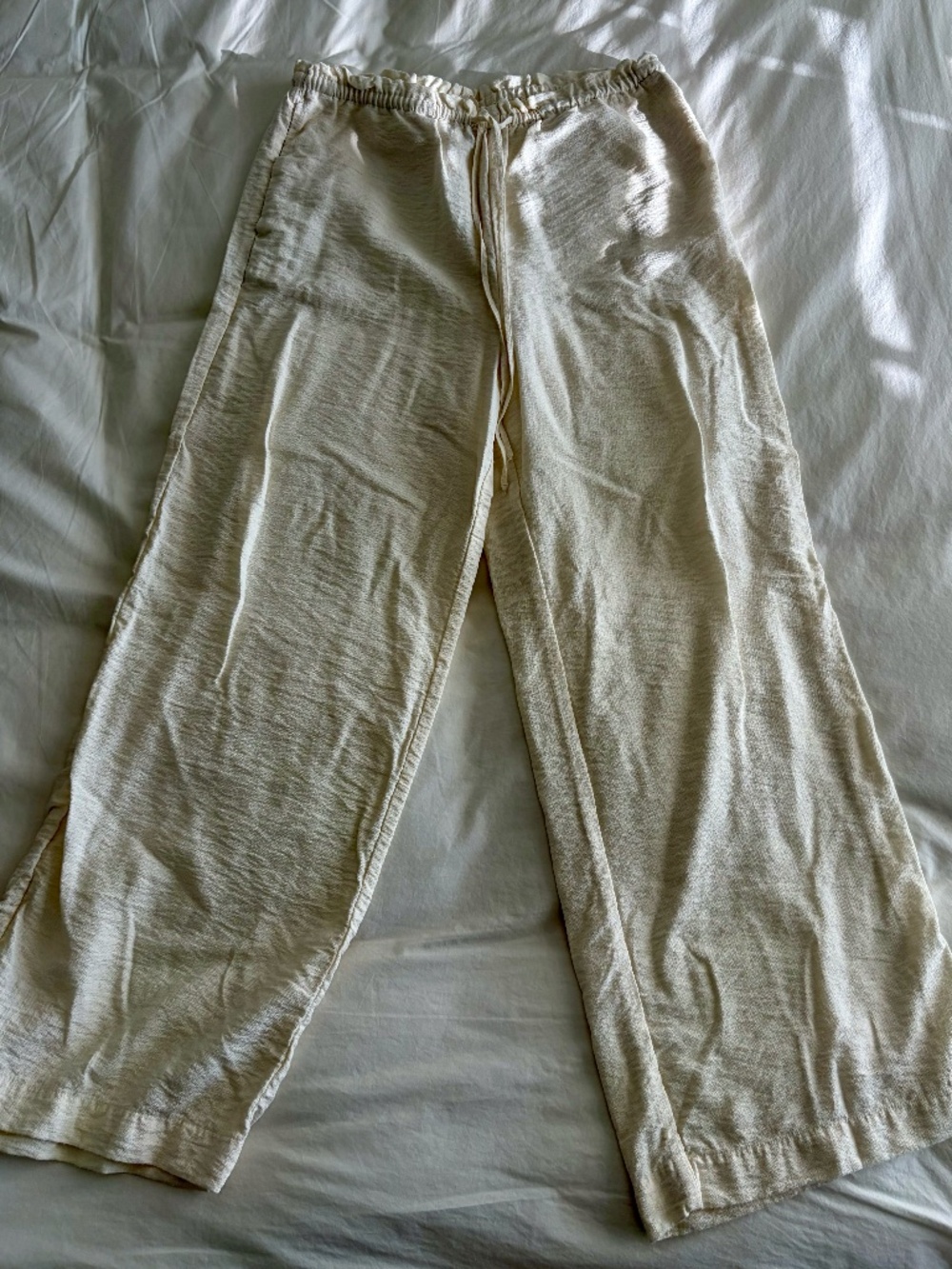 H&M cream pants